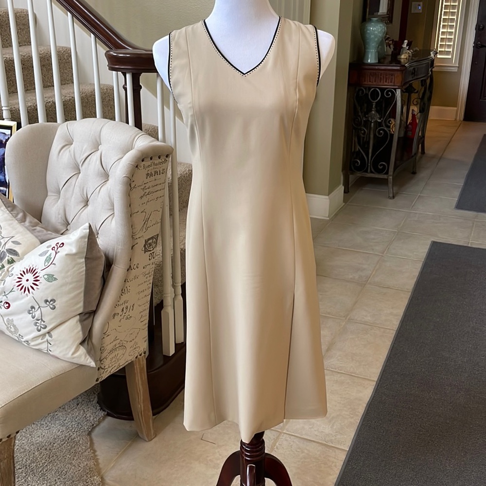 Loft tan dress in size 2